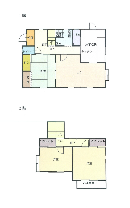 東門5間取図